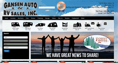 Desktop Screenshot of gansenautoandrv.com